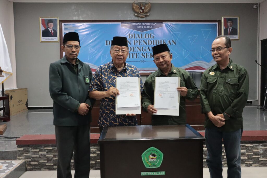 UNISBA Blitar dan Dewan Pendidikan Kota Blitar Perkuat Sinergi Lewat Penandatanganan Kerja Sama Strategis